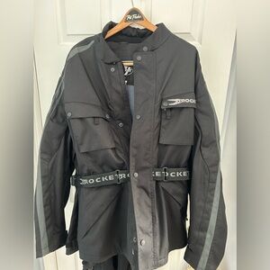 Joe Rocket 3/4 Ballistic motorcycle jacket with armor and liner